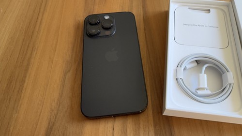 Apple iPhone 14 Pro 128 GB Space Black ✅ schwarz - sehr guter Zustand ✅ mit OVP - Bild 2 von 14