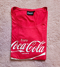 Coca-Cola Coke T-Shirt XL rot mit Enjoy Coca-Cola Logo-Print