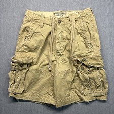 Vtg Abercrombie Fitch Cargo Shorts Mens 30 Adirondacks Paratrooper Baggy Y2K