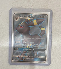 Pokémon TCG Sun & Moon Umbreon GX & Mew Holo GX Card Lot - 2 Cards