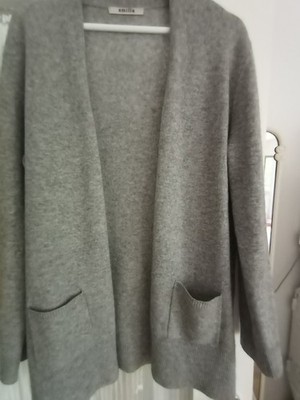 Smilla Cashmere Strickjacke, grau