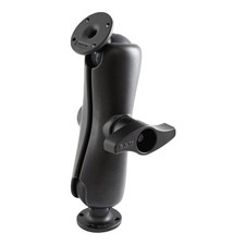 RAM-D-102U RAM Double Ball Mount with Two Round AMPS Pla...