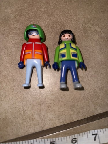 Playmobil/Geobra Figure Arctic Scientist Expedition Explorer - Red/Orange