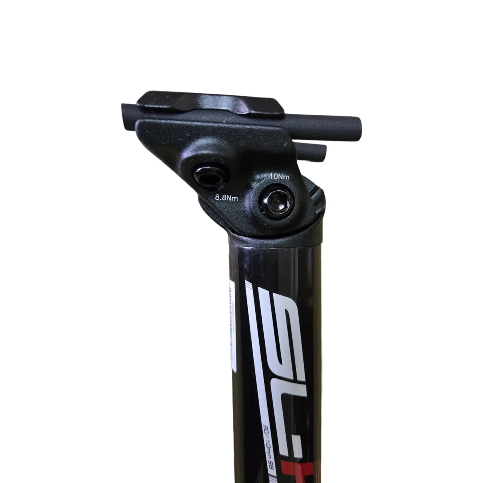 Tija de sillín de carretera de carbono FSA SL-K 31,6 mm 350 mm SP-RK-222-ITC 20 mm/-10 mm Foto 3 de 4