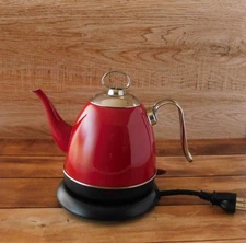 Chantal Mia Ekettle 32 Ounce Electric Water Kettle, Chile Red - New