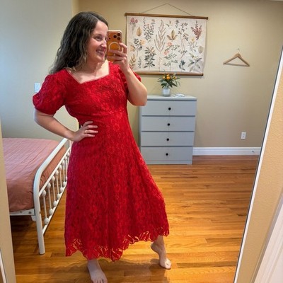 anthropologie square neck floral maxi dress Floral Square Neck Midi Dress