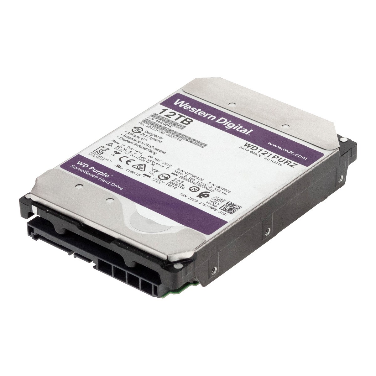[新品] Western Digital HA710 12TB SATA HDD Wd Purple Wd121purz Sc Ha710 12Tb 7.2K 256Mb Sata Iii 3.5