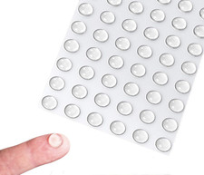 Selbstklebend T&uuml;rpuffer, 100pcs Gummipuffer Selbstklebend, Gummif&uuml;&szlig;e Selbstklebe
