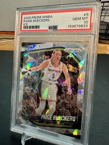 2025 PANINI PRIZM WNBA ICE PAIGE BUECKERS #5 PSA 10