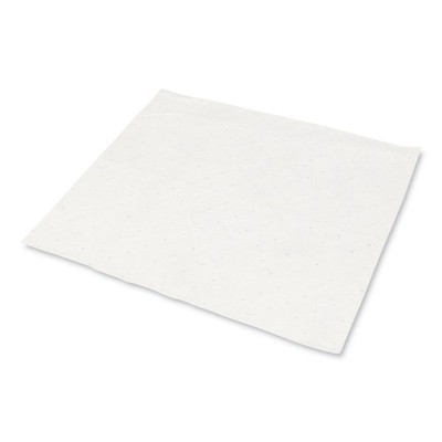 HOSPECO OSSRBP 15'' x 18'' 0.14-Gal Oil Only Sorbent Pad - White (200/CT) New