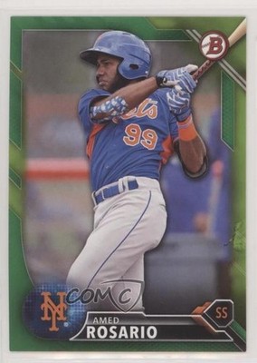 2016 Bowman Draft Top Prospects Green 87/99 Amed Rosario #BD-190 2a9