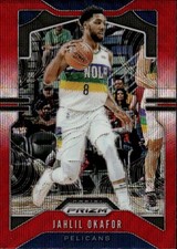 2019-20 Panini Prizm Jahlil Okafor #171 Prizms Ruby Wave New Orleans Pelicans 2P