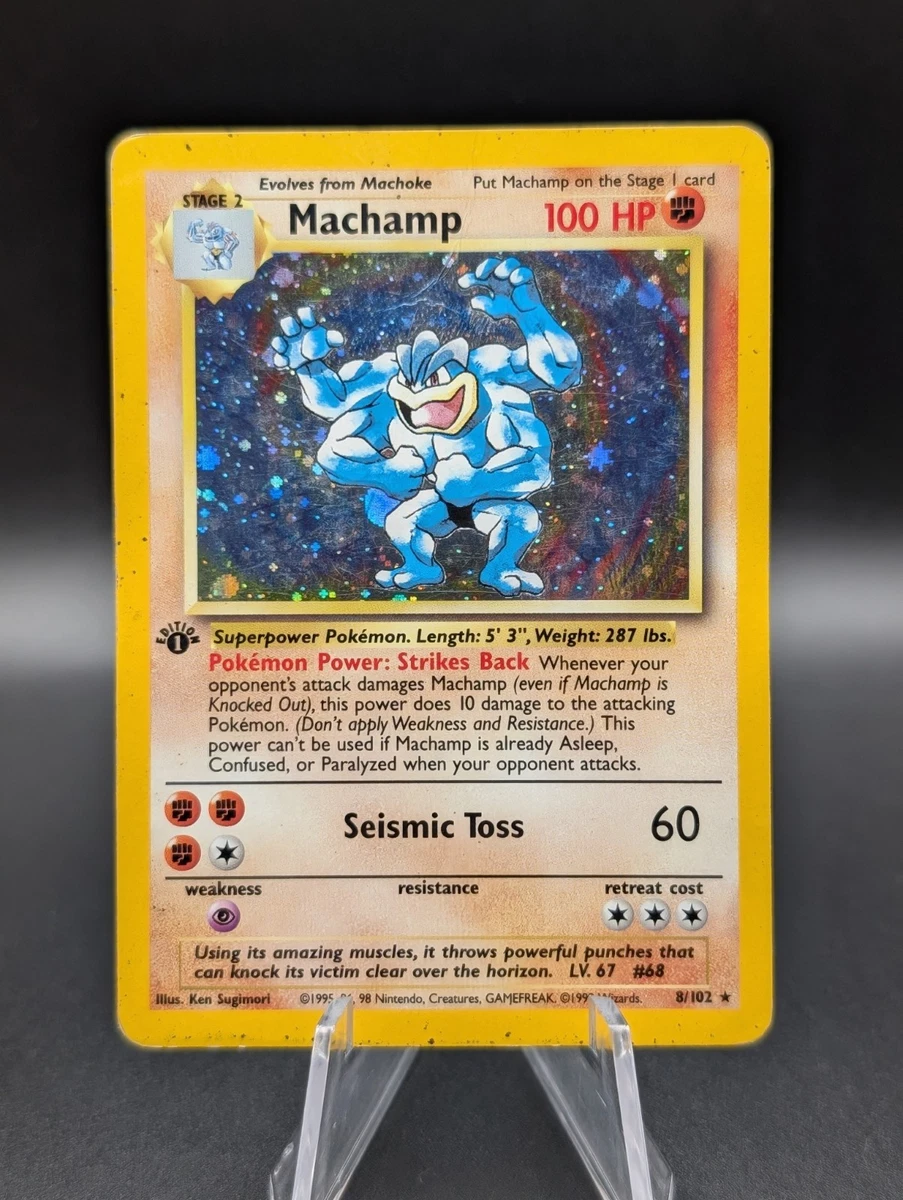 pokemon cards value machamp first edition First Edition Pokémon Machamp Individual Cards