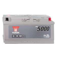 Yuasa 110Ah Autobatterie YBX5020 SMF 12V Silver High Performance Starterbatterie