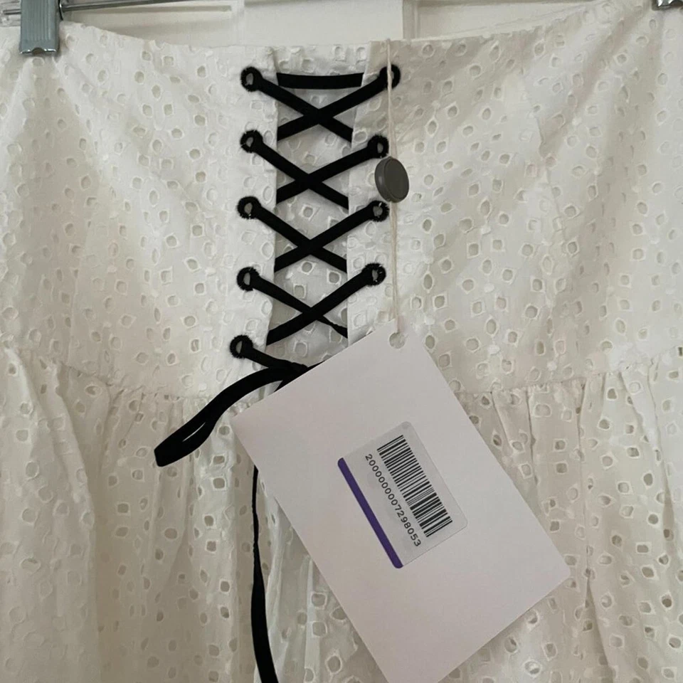 Marysia White Eyelet Skirt/Dress Size M NWT - Image 2 of 4