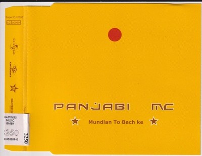 Panjabi MC   Mundian To Bach Ke - 4 Track Promo Maxi CD 2002  Superstar Rec
