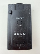 Escort Solo S3 Cordless Radar Detector Black Tested and Working No Power Cable