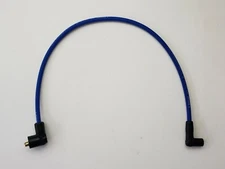 Coil Wire 26"  8mm Spiral Core-(2) 90 degree M/F Boots BLUE Packard Wire Co USA