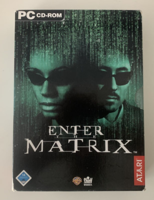 Enter the Matrix (PC CD ROM, 2003), 2 Disks in Pappschuber Box, Zustand prima