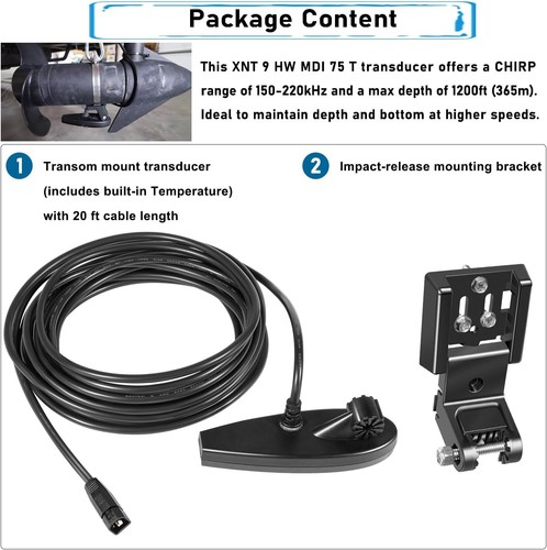 XNT 9 HW MDI 75 T 710295-1 For Helix 7/8 CHIRP MEGA DI GPS G3 G3N G4 G4N - Picture 4 of 9