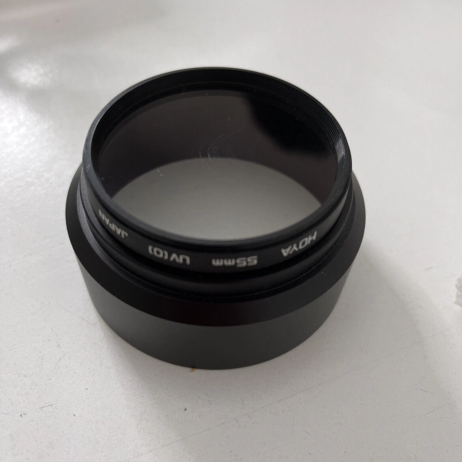 HOYA UV[0] Filter Lens Hood 55mm Made in Japan