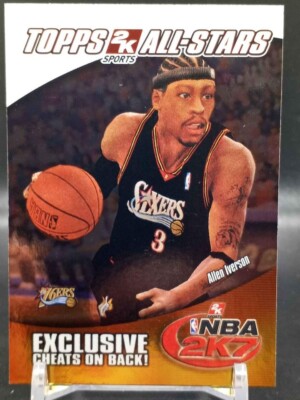 Allen Iverson 2006 Topps 2K Sports All Stars Philadelphia 76ers | eBay