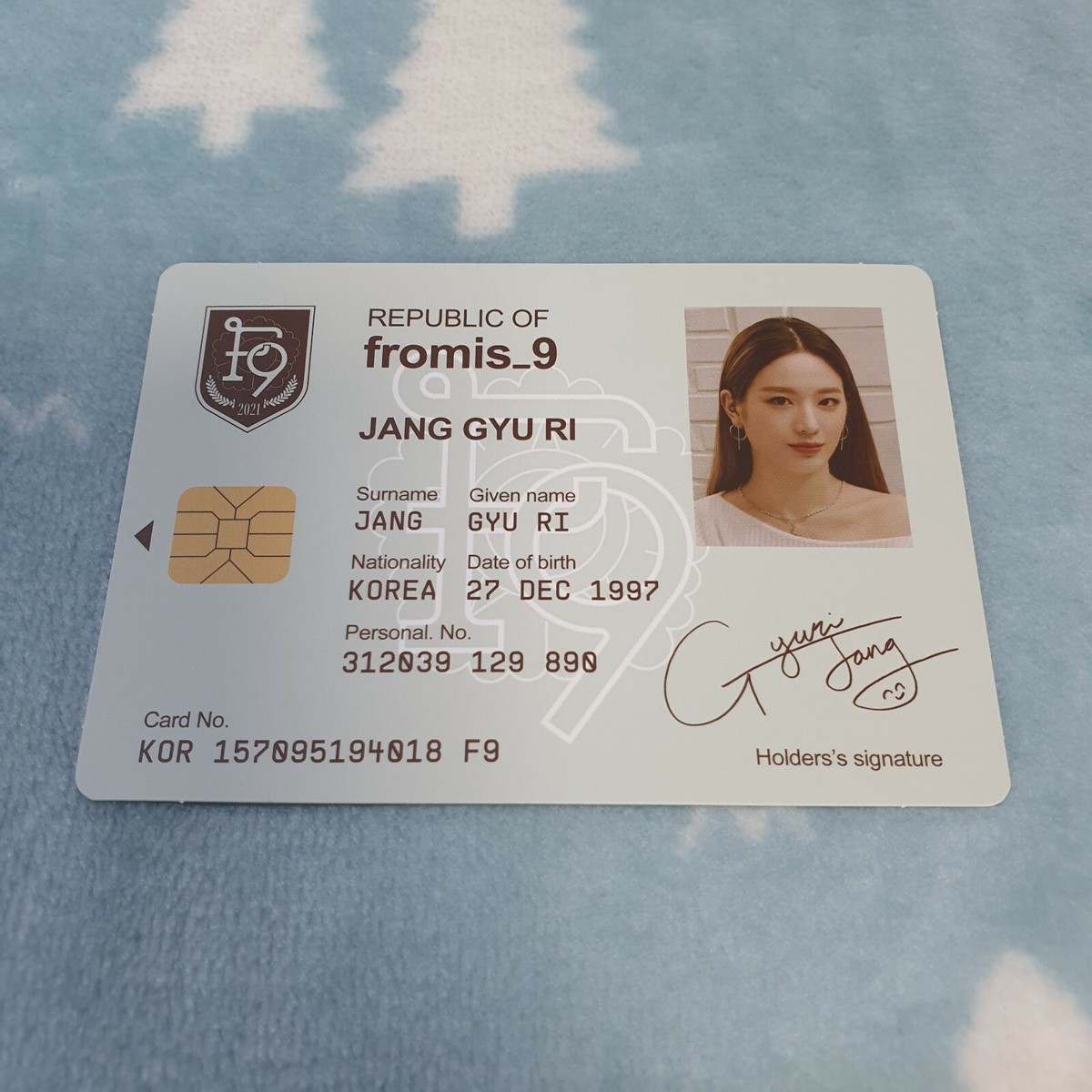 fromis_9 2nd Single Album 9 WAY TICKET Gyuri ID Photo Card