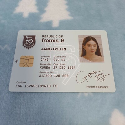 fromis_9 2nd Single Album 9 WAY TICKET Gyuri ID Photo Card
