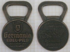 GERMANIA EDEL PILS / MÜNSTER .........  älterer Bier Flaschenöffner (FÖ070)