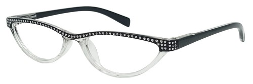 Small Cat Eye Reading Glasses 4 Color Choice Rhinestone Readers - Picture 4 of 14