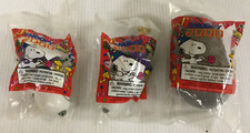 MA1 1999 Wendy's Kids Meal Snoopy 2000 Toys Lot of 3