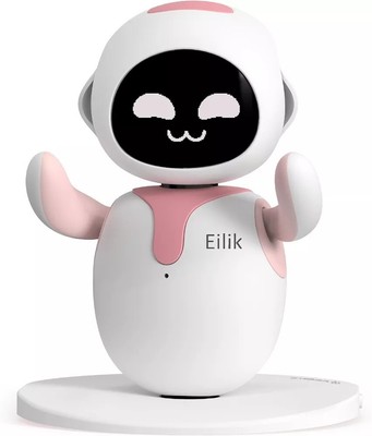 Eilik Pink - Touch Interactive Toys, Cute Robot Pets With Abundant Emotions. and