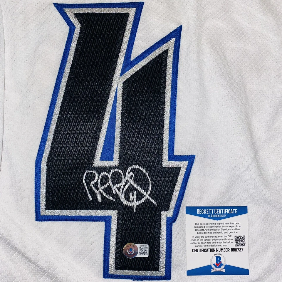 ROB BLAKE COLORADO AVALANCHE ASSINADO/AUTOGRAFADO CCM CAMISA VINTAGE BAIXO CERTIFICADO DE AUTENTICIDADE!! - Imagem 3 de 4