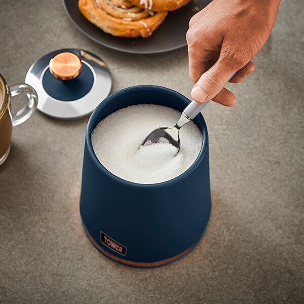 Tower Cavaletto Set Of 3 Canisters Midnight Blue (T826131MNB) for