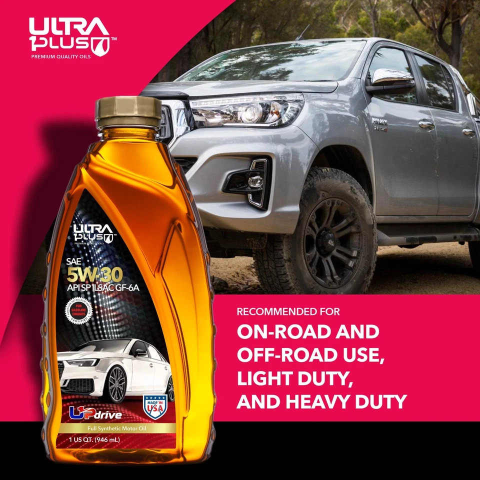 Ultra1Plus SAE 5W-30 Full Synthetic Motor Oil API SP ILSAC GF-6A (5 Gal Pail) - Imagem 4 de 4