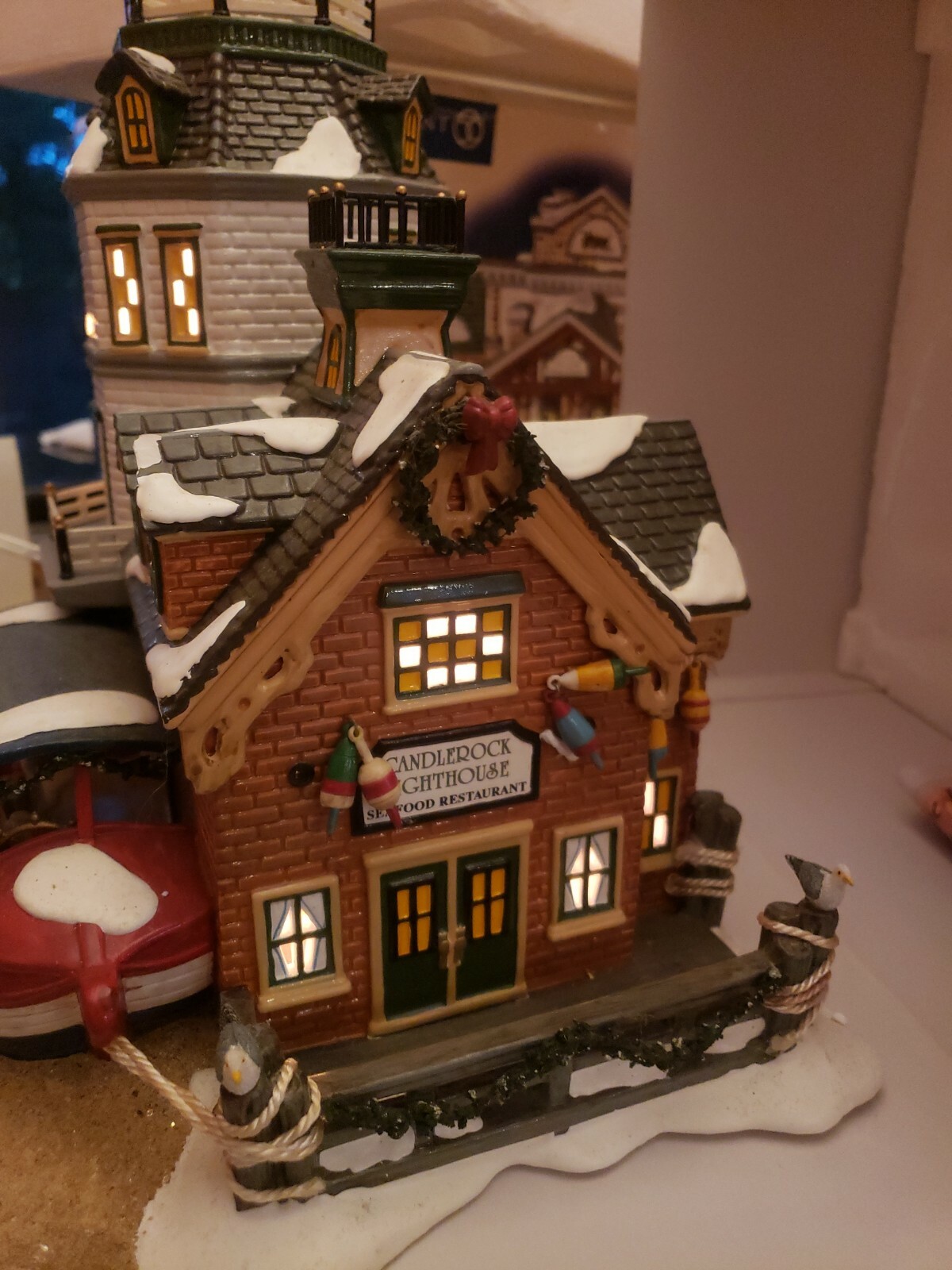 Dept 56 Snow Village CANDLEROCK LIGHTHOUSE RESTAURANT 55045 Ltd