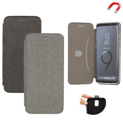 Vennus Book Case COTTON Baumwolle Schale Case Für Samsung Galaxy A6 Plus