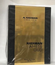 Amber Oud Gold Edition by Al Haramain EDP 4 oz for Women Men New in Box SEALED