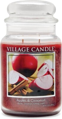 Village Candle Apples & Cinnamon 602 g - 2 Docht