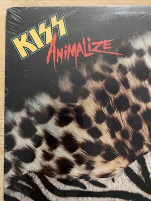 Kiss SEALED Lp ANIMALIZE w HYPE STICKER Original 84 Vinyl Pink 501