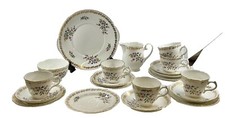 ROYAL GRAFTON FINE BONE CHINA 21 PIECE TEA SET Sh79
