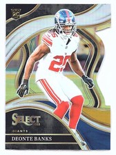 2023 Panini Select #278 Deonte Banks Silver Prizms Die Cuts