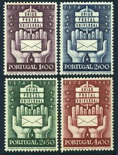 Portugal 713-716, MNH. Michel 740-743. UPU-75, 1949. Symbols.