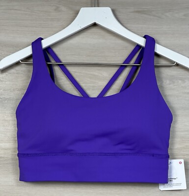 【Lululemon2枚セット】PushingLimitsBra サイズ6(S) Lululemon Energy Longline Bra Medium Support FUSP Flush Pink