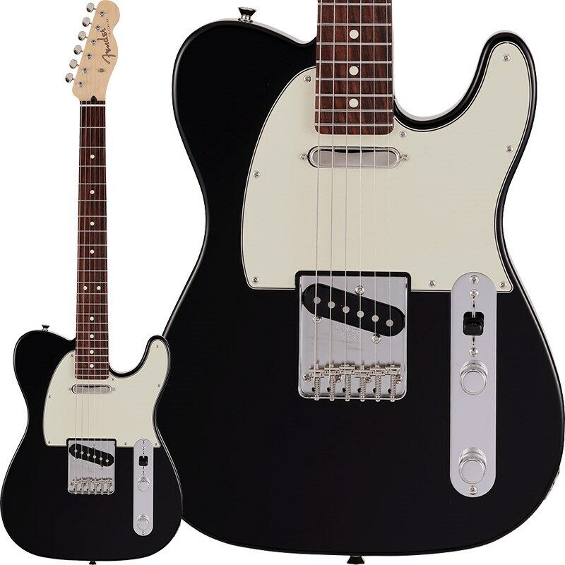 Fender Made in Japan Junior Collection Telecaster Black with Fender Made in Japan Junior Collection Telecaster Black with