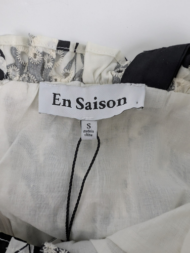 En Saison Vivi Eyelet Floral Print Midi Dress Size S NWT Cottagecore Ascot Fairy - Bild 6 von 11