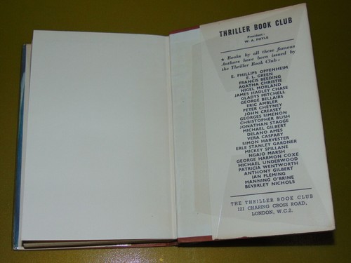 Parcels For Inspector West Creasey, John Published The Thriller Book Club 1957. - Picture 4 of 5