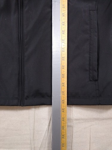 Roundtree & Yorke Jacket Men's L Black Fully Lined Water Resistant Full Zip Coat - Picture 11 of 14