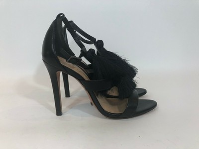 pom pom strappy heels