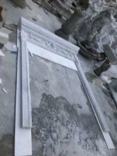 BEAUTIFUL ESTATE CARVED MARBLE DOORWAY SURROUND - -DSW03